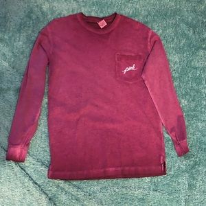 VS pink long sleeve tee